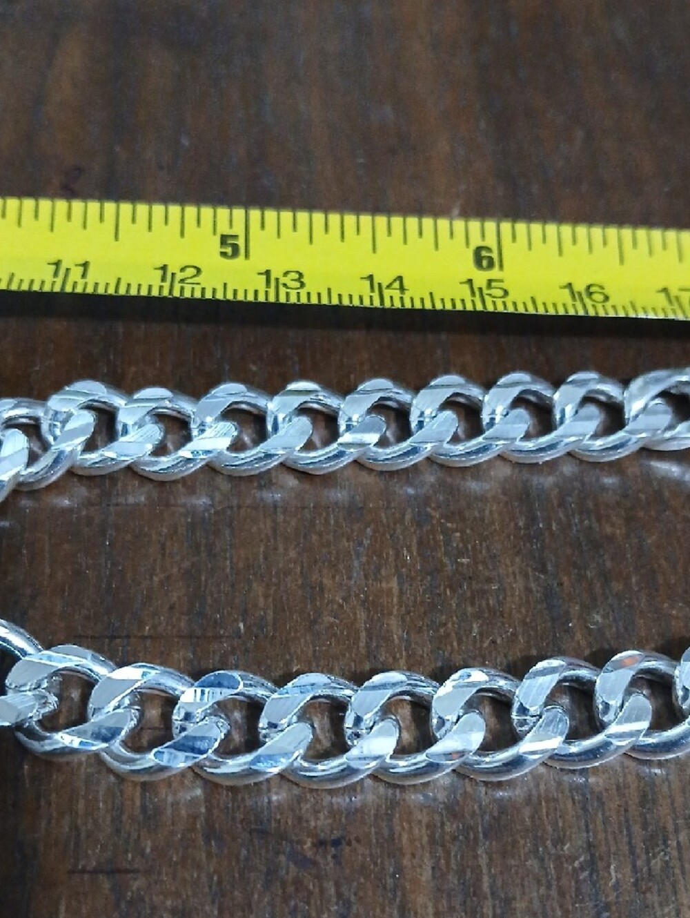 7.5 Inch Silver 925 Chain Bracelet - Picture 3 of 5
